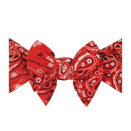 Red Bandana Bowknot Headband