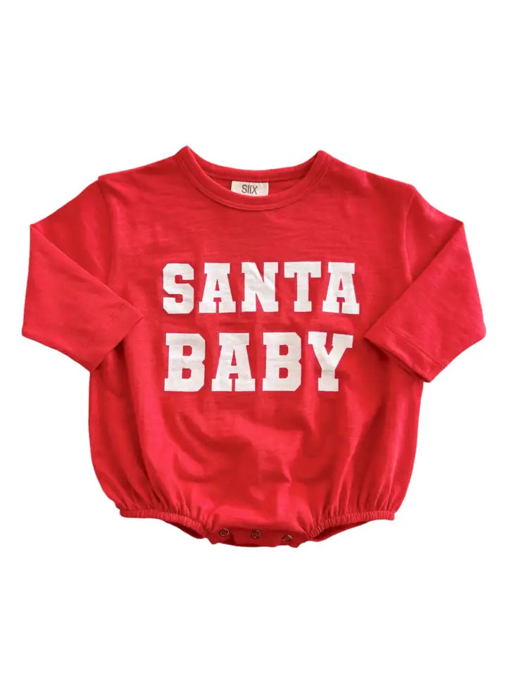 Red Santa Baby Bubble