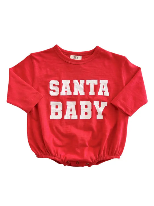 Red Santa Baby Bubble
