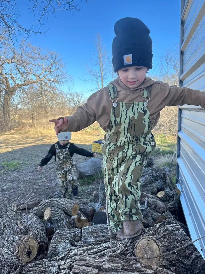 Wooded Camo Overalls