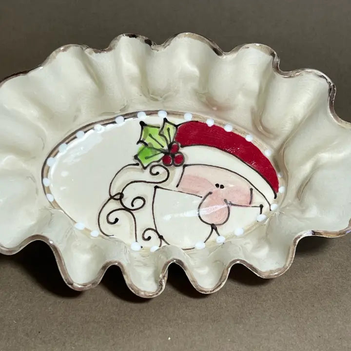 Oval Baking Dish ("Santa")