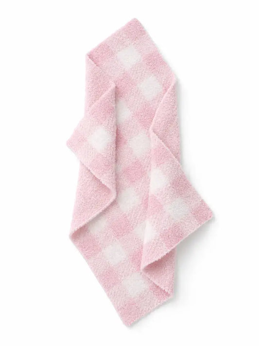 Bliss Mini Gingham Blanket - Petal Pink