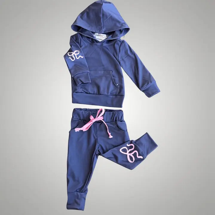 Baby Bonney Bow Jogger Set