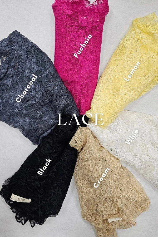 Floral Print Lace Long Sleeve Top