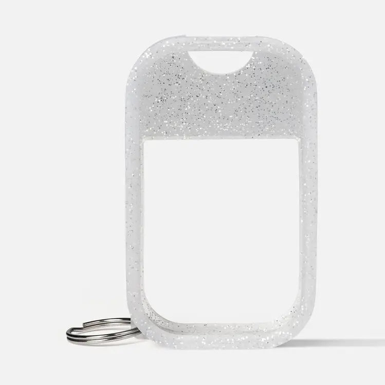 Frosted Sparkle Hand Sanitizer Case