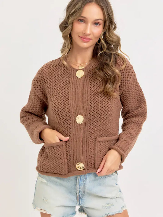 Cozy Chunky Knit Cardigan