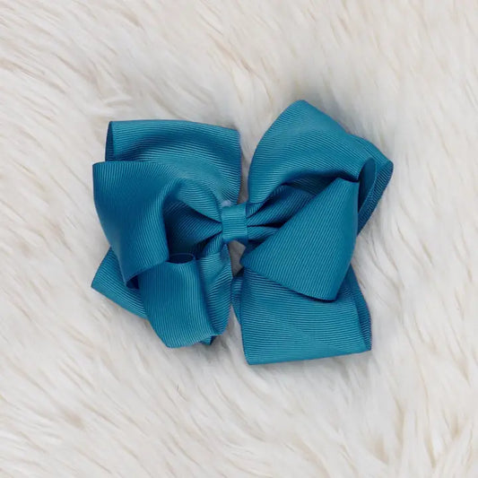 5 Inch Methyl Blue Bow