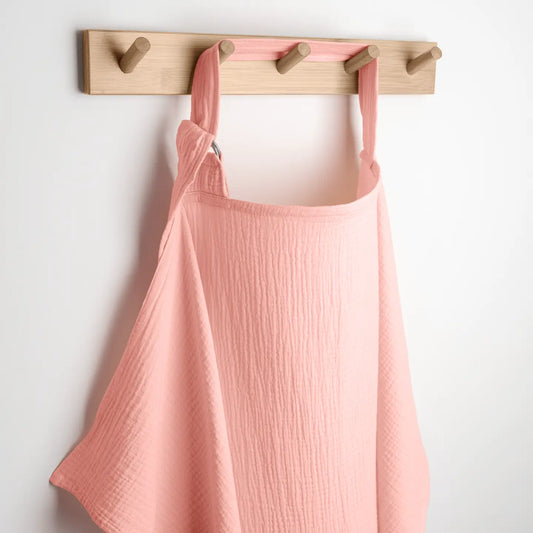Pink Muslin Nursing Cover