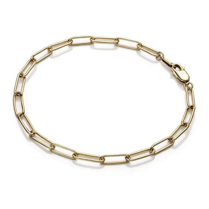 Essential Petite Paperclip Links Bracelet in 14k Gold Filled