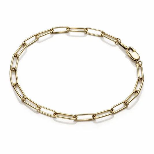Essential Petite Paperclip Links Bracelet in 14k Gold Filled
