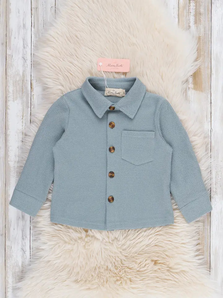 Little Gent Button Up Top