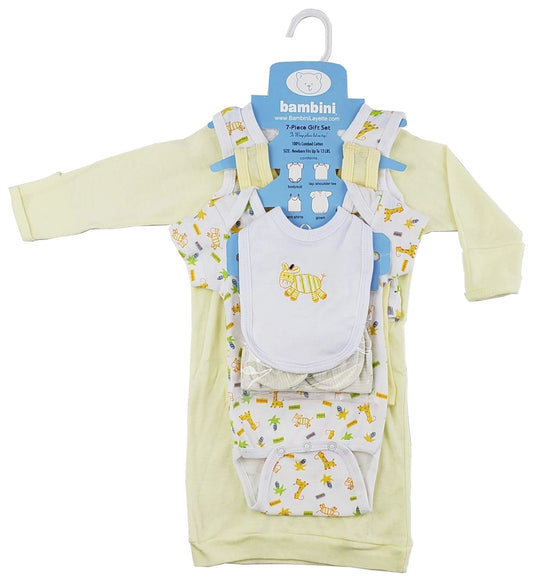 7-Piece Pastel Yellow Gift Set