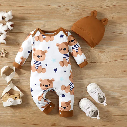 Baby Boy Bear Jumpsuit