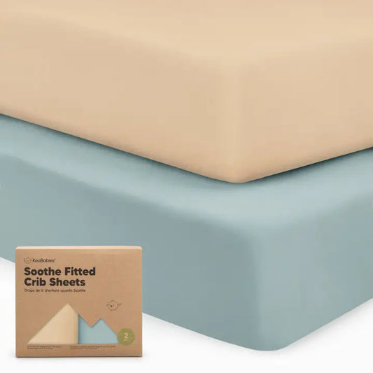 2-Pack Organic Cotton Fitted Crib Sheet (Toasty)
