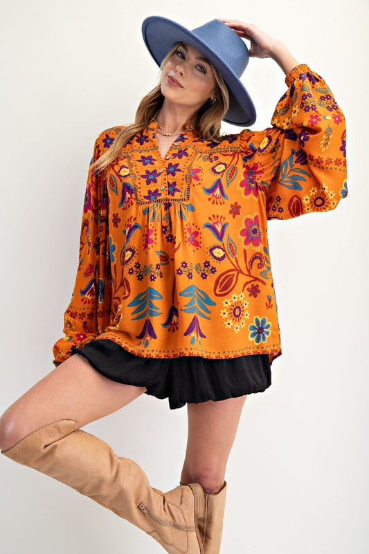 Carmel Embroidered Blouse