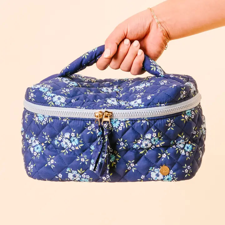 Glam & Co Quilted Cosmetic Bag