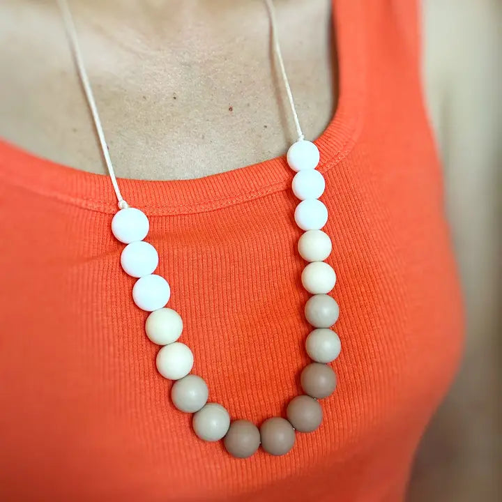 The Savannah Teething Nursing Necklace