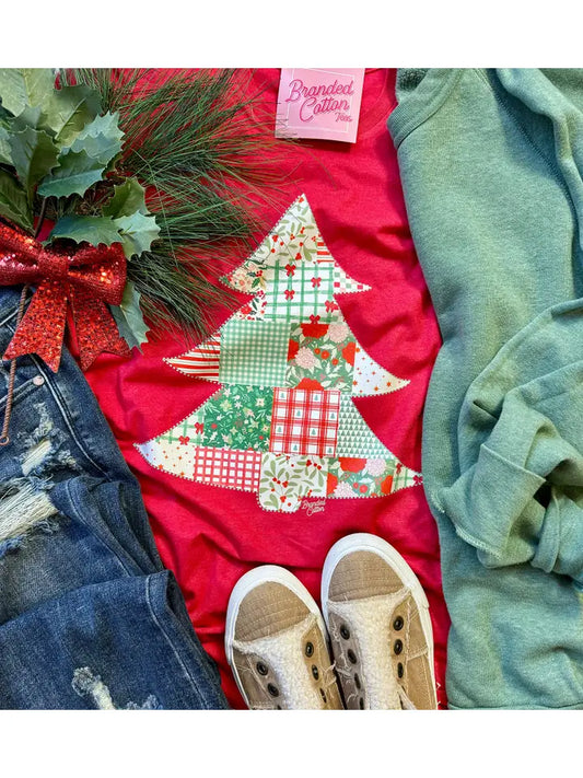 Patchwork Tree Tee