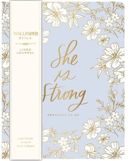 Thimble Press Wallpaper Journal Delicate Floral 6x8