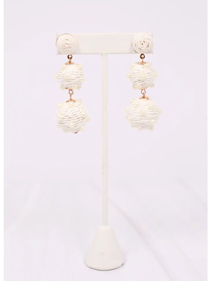 Caroline Hill Gilmer Pearl Drop Earrings