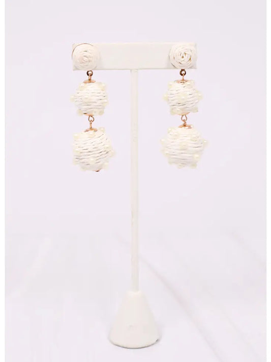 Caroline Hill Gilmer Pearl Drop Earrings