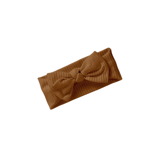 Chunky Knot Baby Headwrap Rust