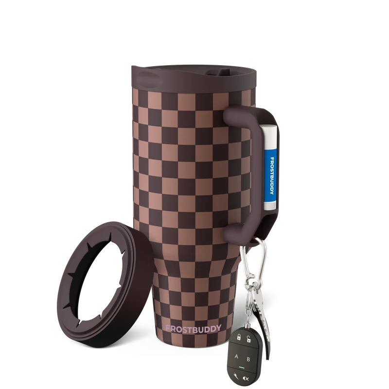 Thicc Buddy 50oz - Espresso Checkered