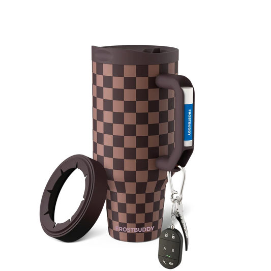 Thicc Buddy 50oz - Espresso Checkered